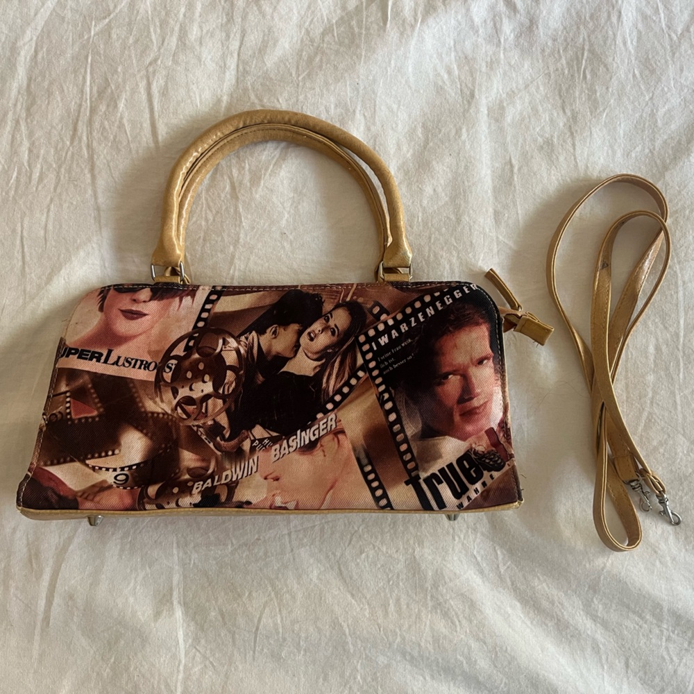 Brown and Tan Handbag